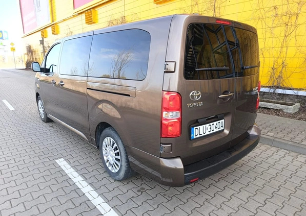 Toyota Proace Verso cena 112113 przebieg: 92500, rok produkcji 2021 z Warszawa małe 67